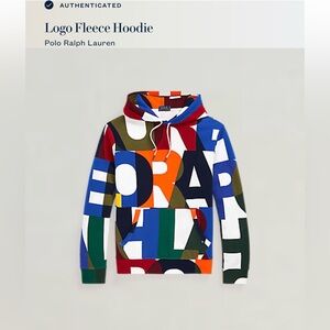 Logo Fleece Hoodie - Polo Ralph Lauren Size M